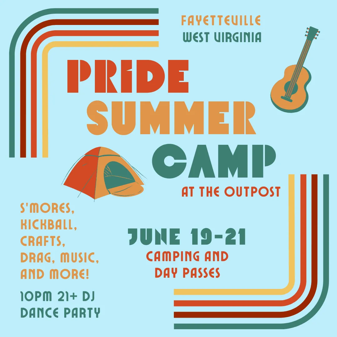 Event poster for Pride Summer Camp 2026