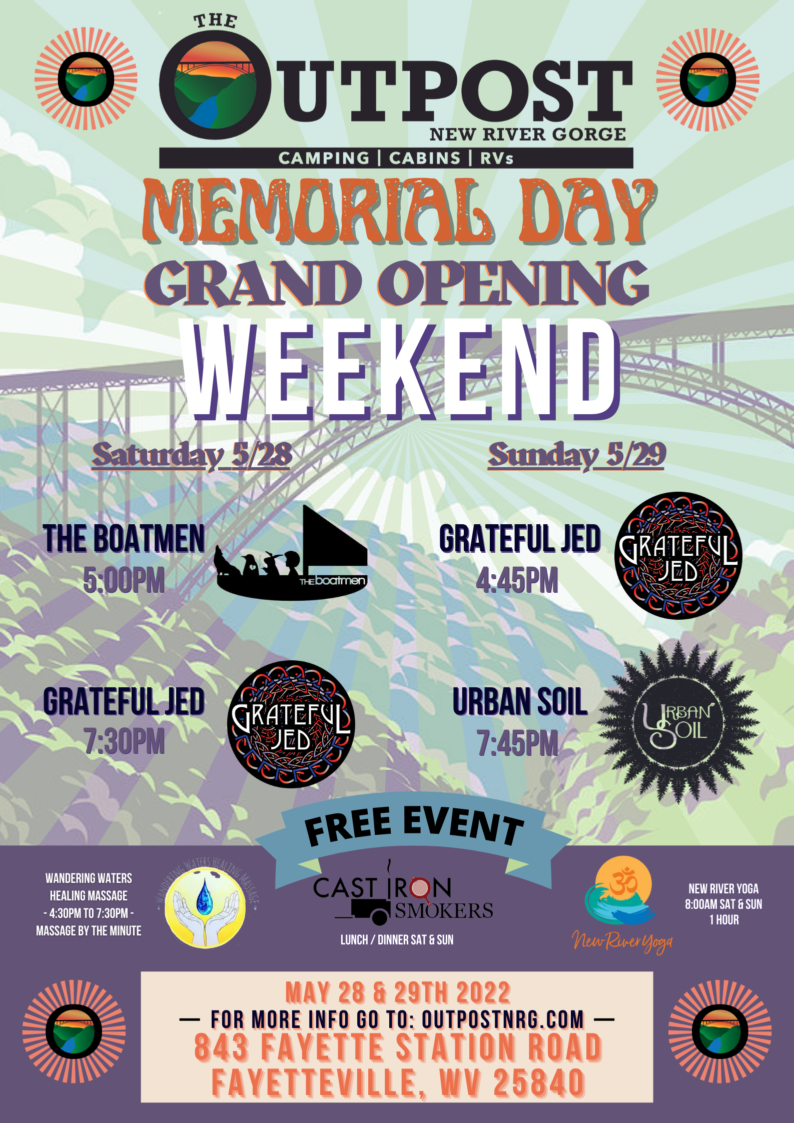Memorial Day Weekend - Grand Opening