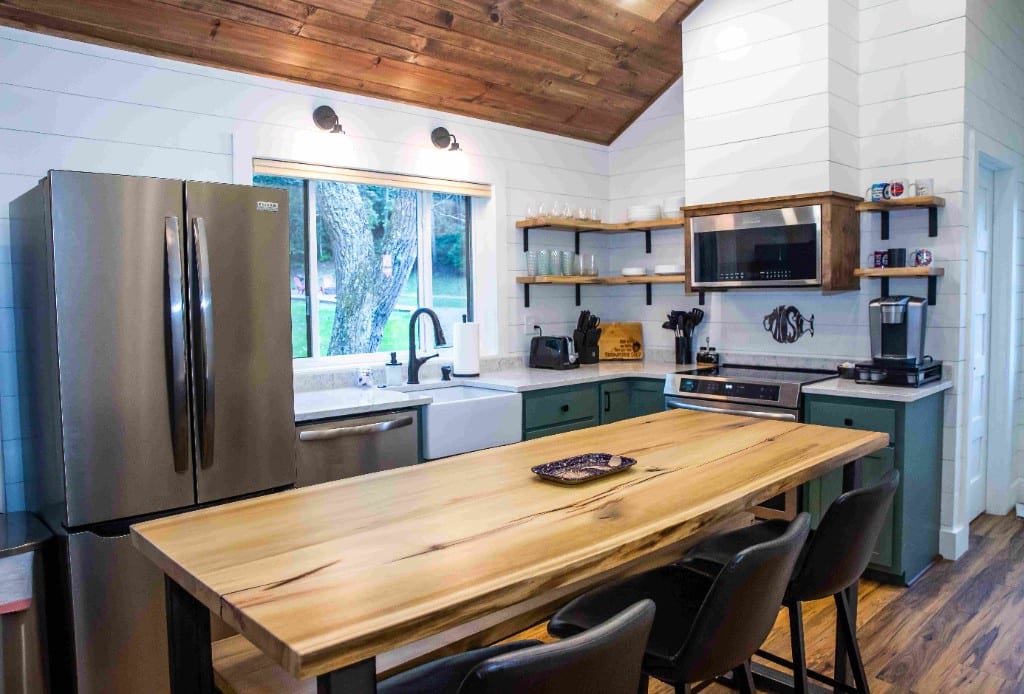 Halley Comet premium cabin kitchen