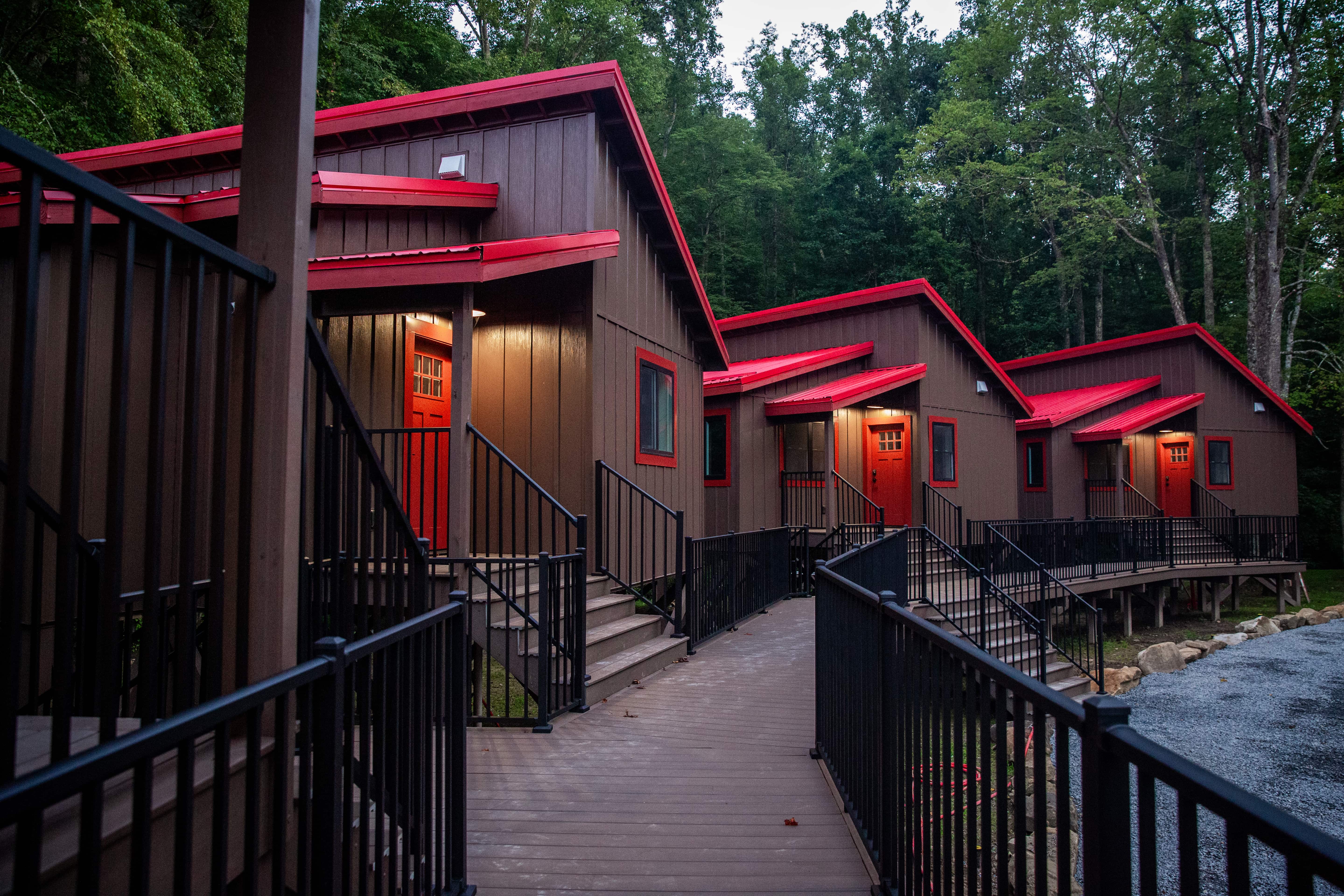Halley Comet premium cabins front exterior