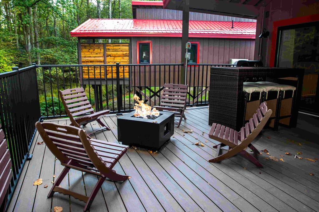Songbird premium cabin gas fire pit