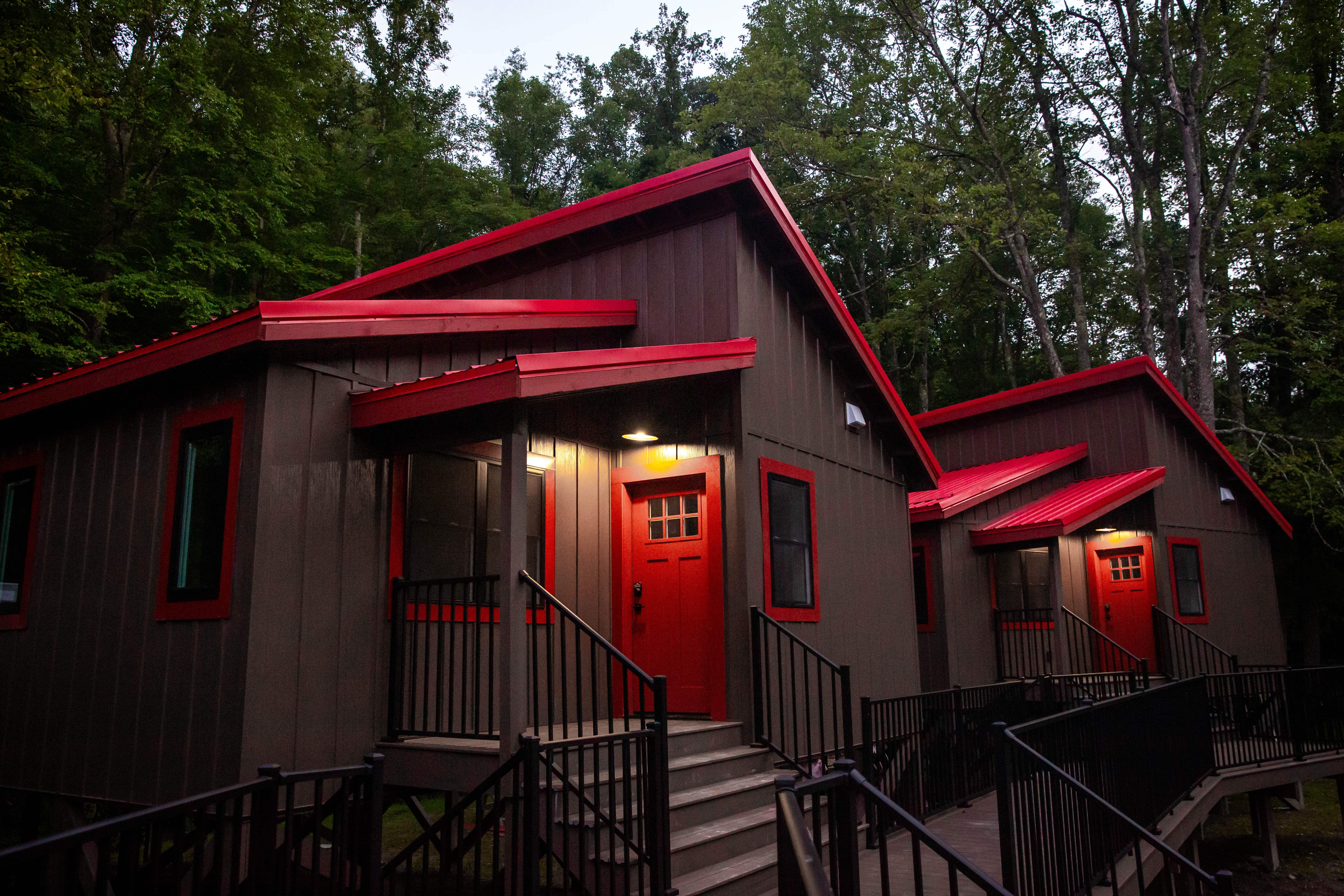 Premium creekside cabins at The Outpost